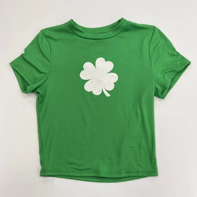Women's Luck Charm Graphic T-Shirt-- Embroidered Appliqued Beaded
