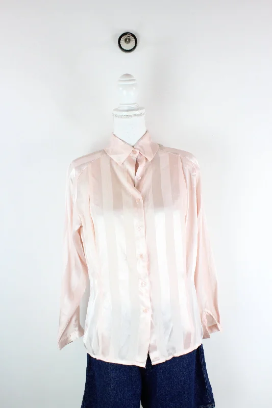 Vintage Ann Katrine Blouse (XS) Lightweight Tunic Blouse