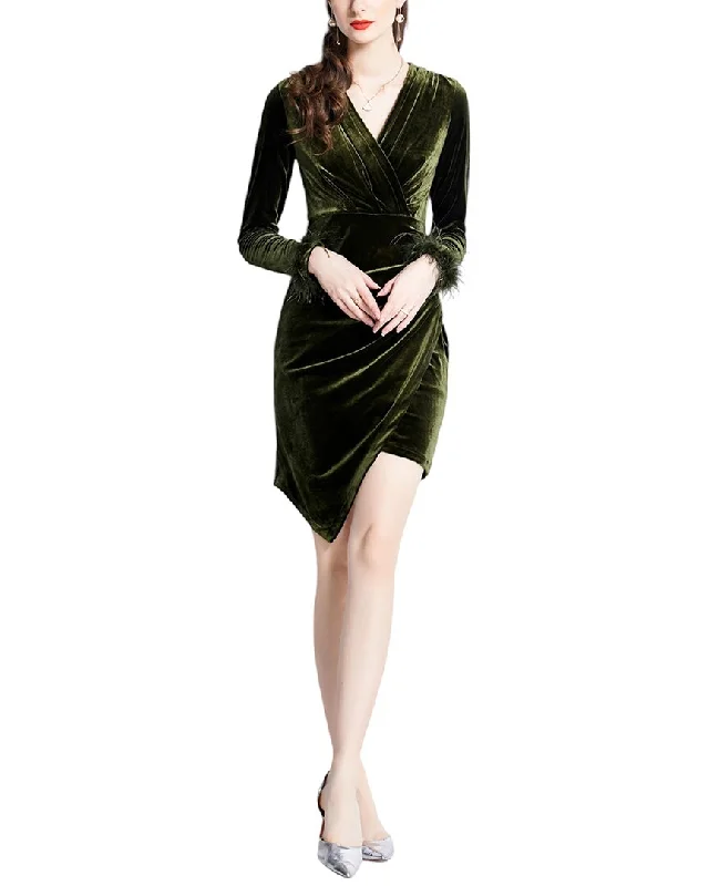 Kaimilan Mini Dress Fashionable Polka Dot Mini Dress