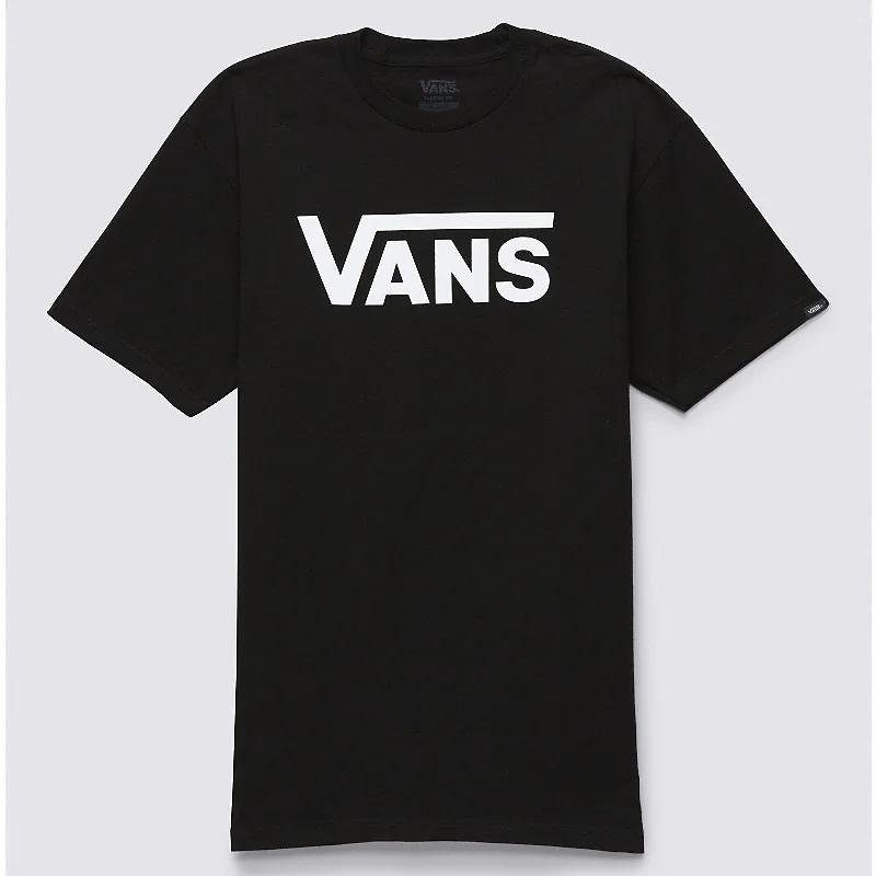 VANS Classic T-Shirt - Black/White-- Welt Pockets Slit Pockets
