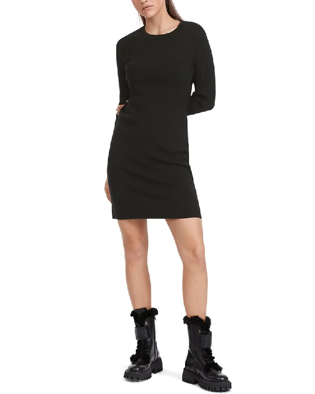 Marc Cain Mini Dress Stylish Puff Sleeve Mini Dress