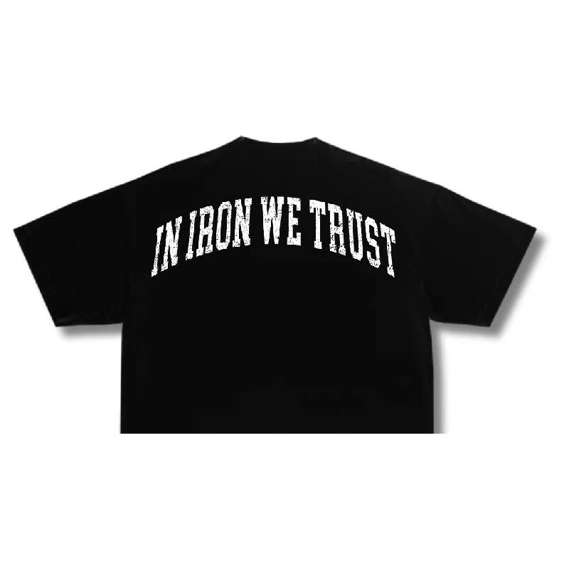 Fitted Crop T-Shirt - IIWT-- Houndstooth Herringbone Solid