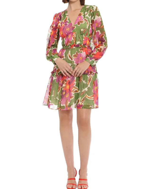 Long Sleeve Mini Dress Cozy Knitted Mini Dress