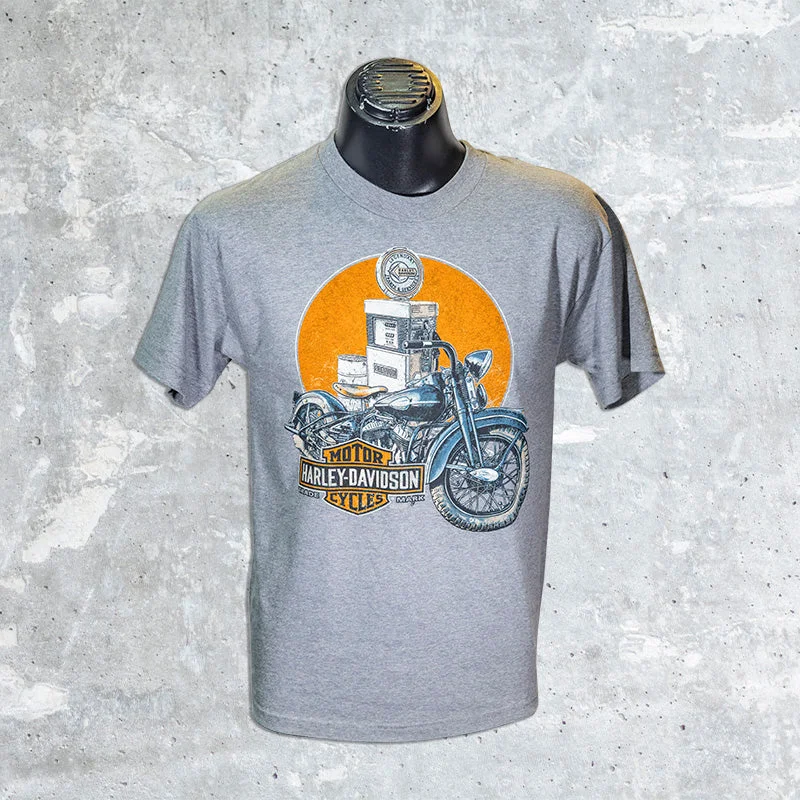 Lake Geneva Harley Davidson- Fill 'Er Up T-Shirt-- Oversized T-Shirt Spandex breathable