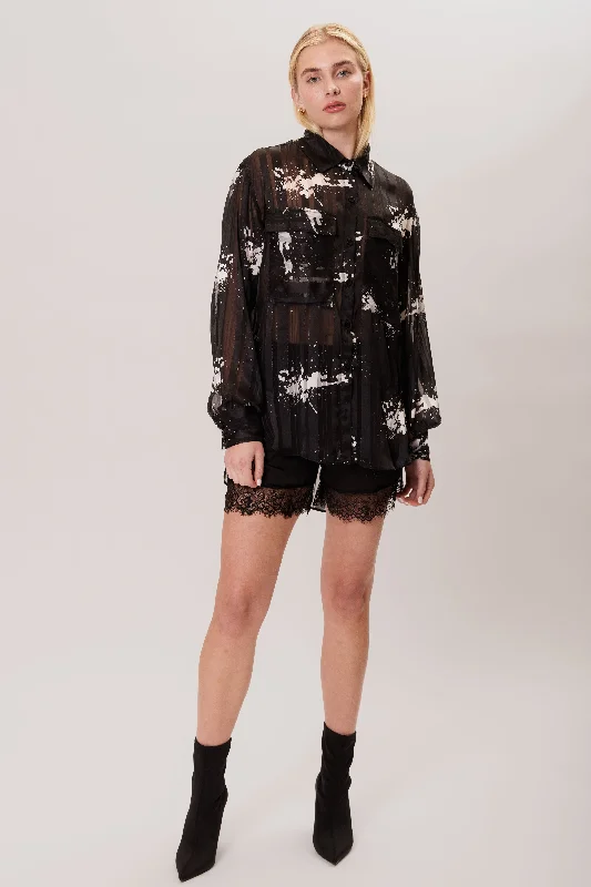 MOMO SHIRT MULTIBLACK (Limited Edition) -- Basic T-Shirt Crew Neck Short Sleeve