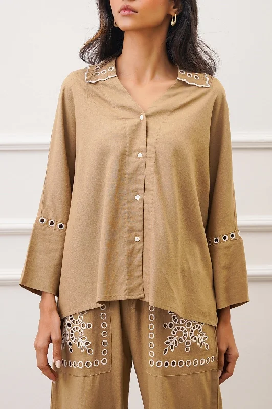 MARRAKESH EMBROIDERED BLOUSE Loose Fit Blouse