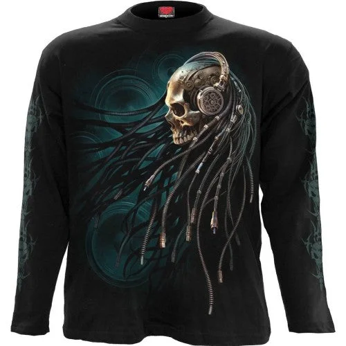 Spiral Direct Unisex Adult Dread Rocks Long-Sleeved T-Shirt-- Fitted T-Shirt Seamless Stretchy