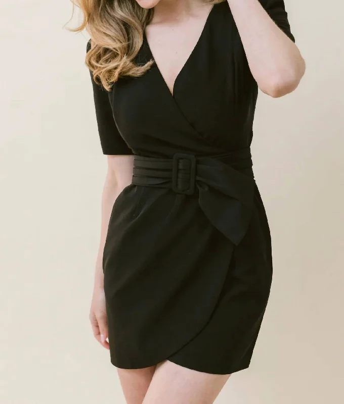 Mill Mini Dress In Black Comfortable Boho Mini Dress