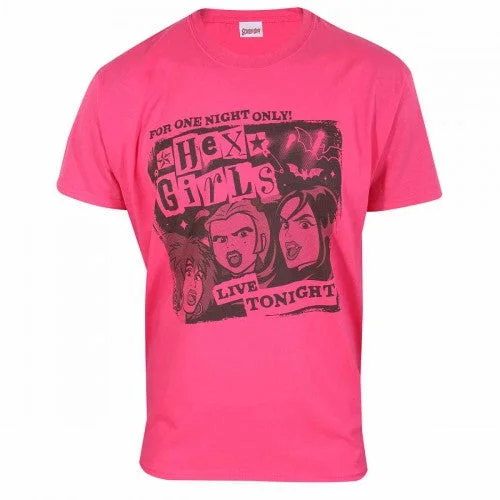 Hex Girls Unisex Adult Live Tonight T-Shirt-- Front Pockets Side Pockets Patch Pockets