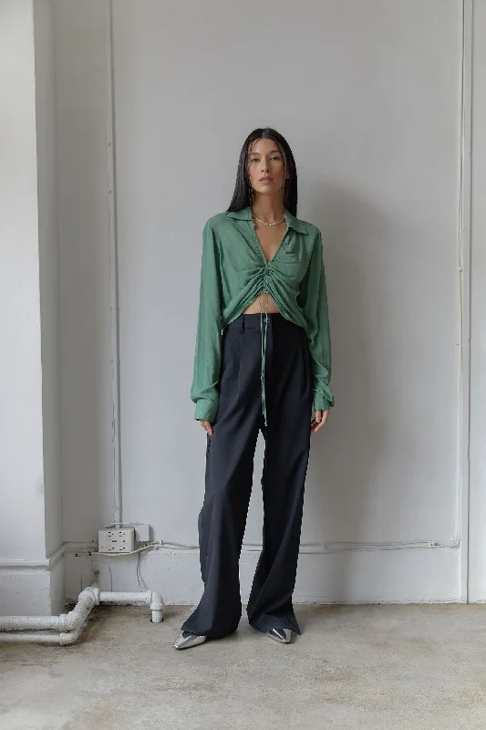 COLLARED BLOUSE Loose Oversized Blouse