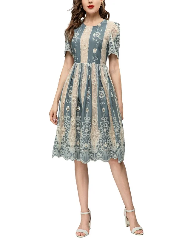 BURRYCO Mini Dress Casual Button-Up Mini Dress