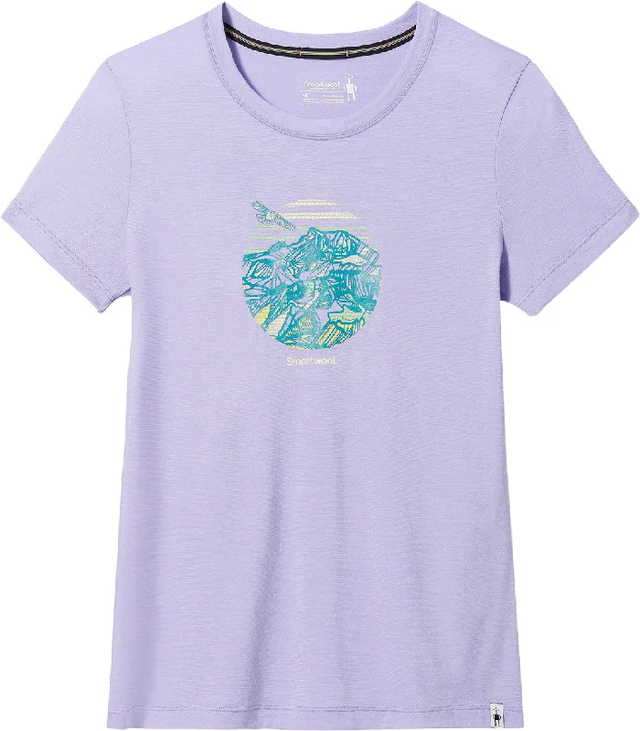 Kate Zessel Whistler Graphic Short Sleeve Tee - Women's|-|T-shirt à manches courtes graphique Kate Zessel Whistler - Femme-- Satin Blend Silk Blend Wool Blend