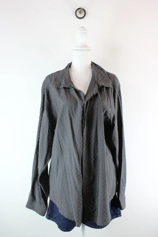 Vintage Giorgio Armani Blouse (L) Casual Relaxed Blouse