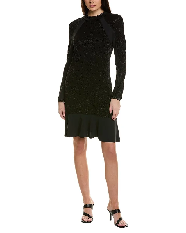 Marc Cain Shimmering Mini Dress Trendy Bodycon Mini Dress