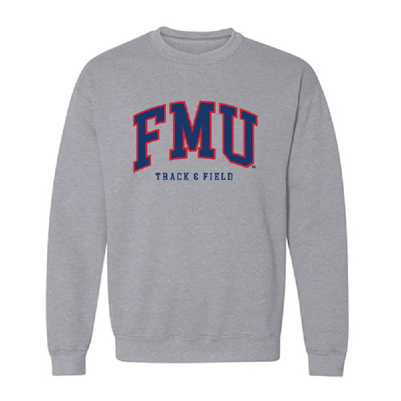 Francis Marion - NCAA Women's Track & Field : Emma Steen - Crewneck Sweatshirt Hoodie with Metallic Shiny Futuristic