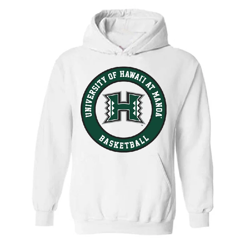 Hawaii - NCAA Women's Basketball : Vivienne Berrett - Classic Fashion Shersey Hooded Sweatshirt Zip Hoodie Drawstring Kangaroo Pocket