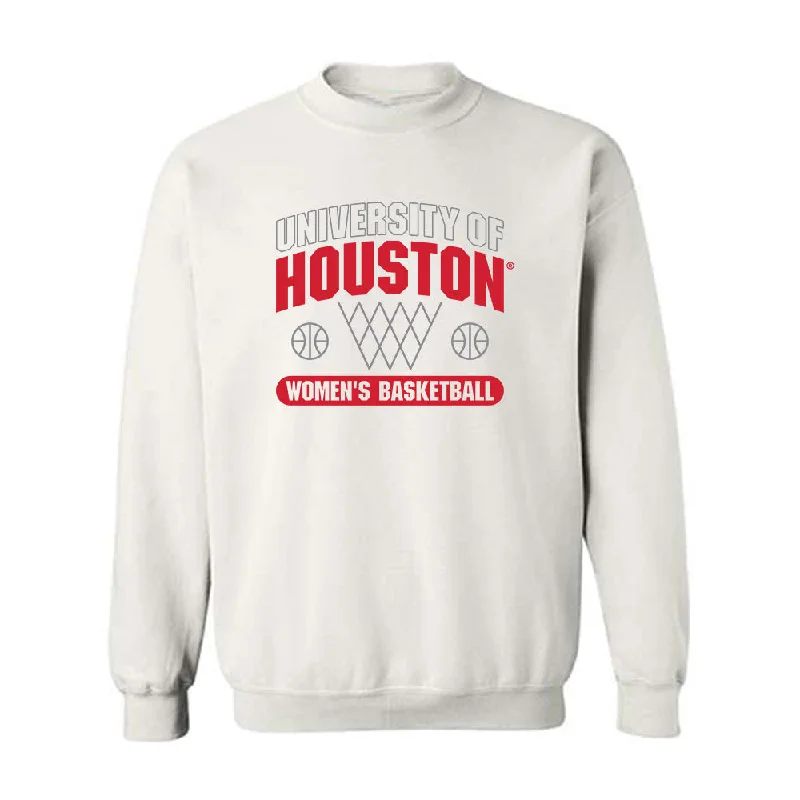 Houston - NCAA Women's Basketball : Eylia Love - Sports Shersey Crewneck Sweatshirt Hoodie with Button Classic Timeless