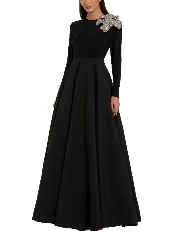 Womens Rhinestone Formal Evening Dress Tunics stripes playful
