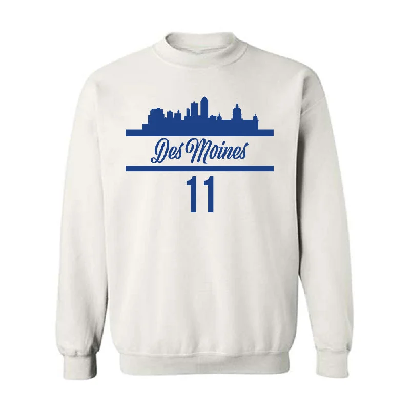 Drake - NCAA Women's Basketball : Peyton McCabe - Classic Shersey Crewneck Sweatshirt Hoodie with Snap Buttons Easy Quick