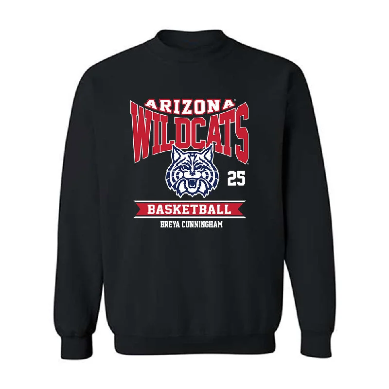 Arizona - NCAA Women's Basketball : Breya Cunningham - Classic Fashion Shersey Crewneck Sweatshirt Hoodie with Fur Luxurious Winter