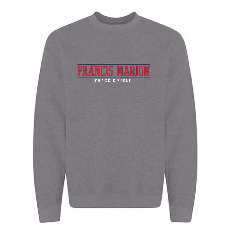 Francis Marion - NCAA Women's Track & Field : Emma Steen - Crewneck Sweatshirt Hoodie with Monochrome Minimalist Simple