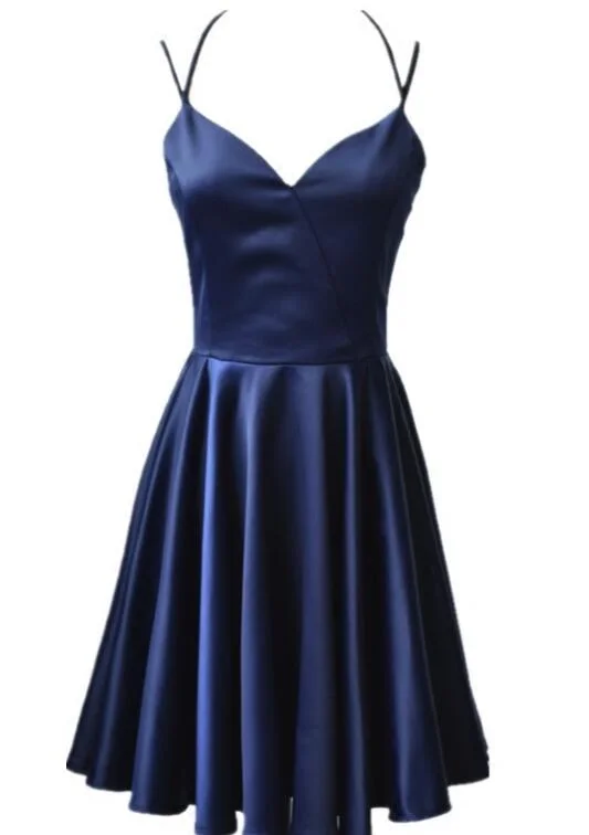Cute Straps Short Party Dresses, Homecoming Dress , Lovely Teen Dress Tunics Gym athletic