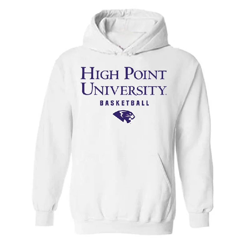 High Point - NCAA Women's Basketball : Dakota Phillips - Hooded Sweatshirt Hoodie with Slit Hem Functional Movement