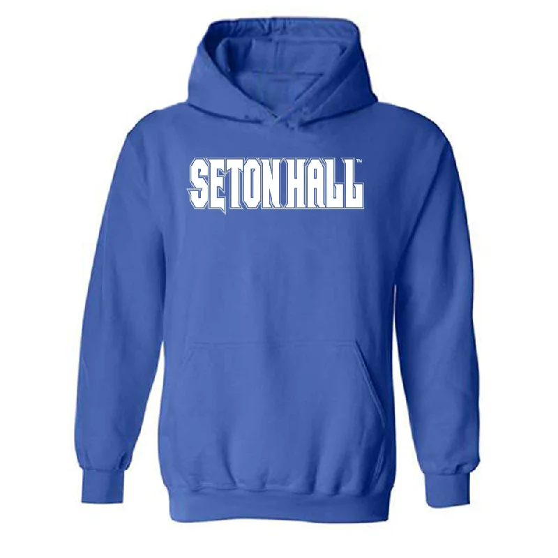 Seton Hall - NCAA Women's Basketball : Ja'Kahla Craft - Generic Shersey Hooded Sweatshirt Hoodie with Hidden Zipper Minimalist Clean