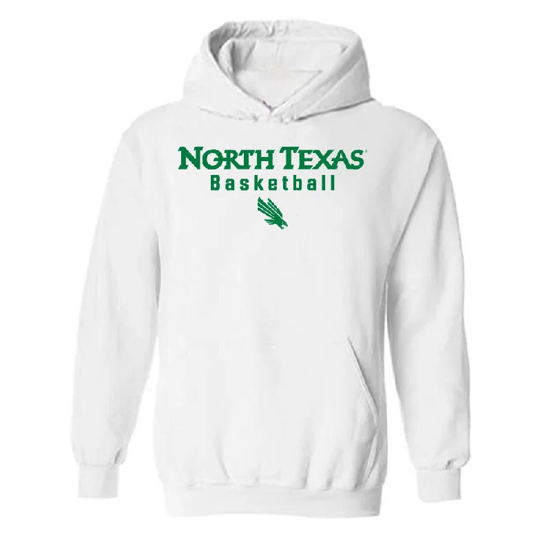 North Texas - NCAA Women's Basketball : Gwendlyn McGrew - Classic Shersey Hooded Sweatshirt Hoodie with Hem Elastic Stretchable Comfortable