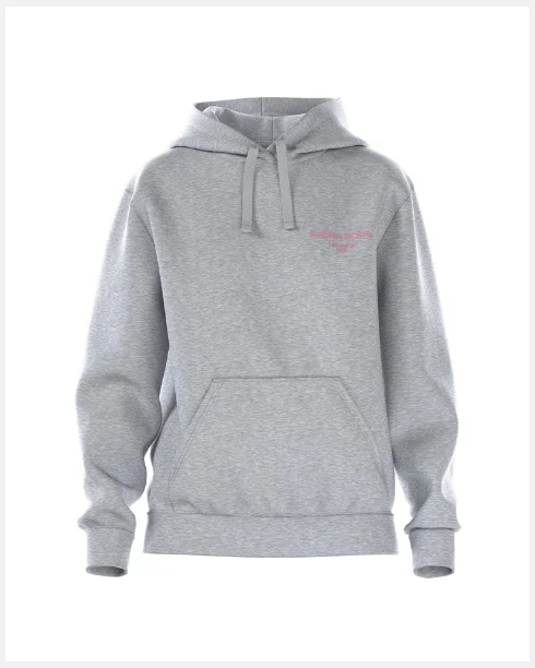 Björn Borg Hoodie Essential 1 Women Grey Hoodie with High Neck Warm Protective