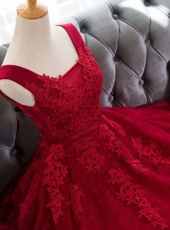 Lovely Wine Red Short Party Dress , Homecoming Dress Tunics Hiking breathable