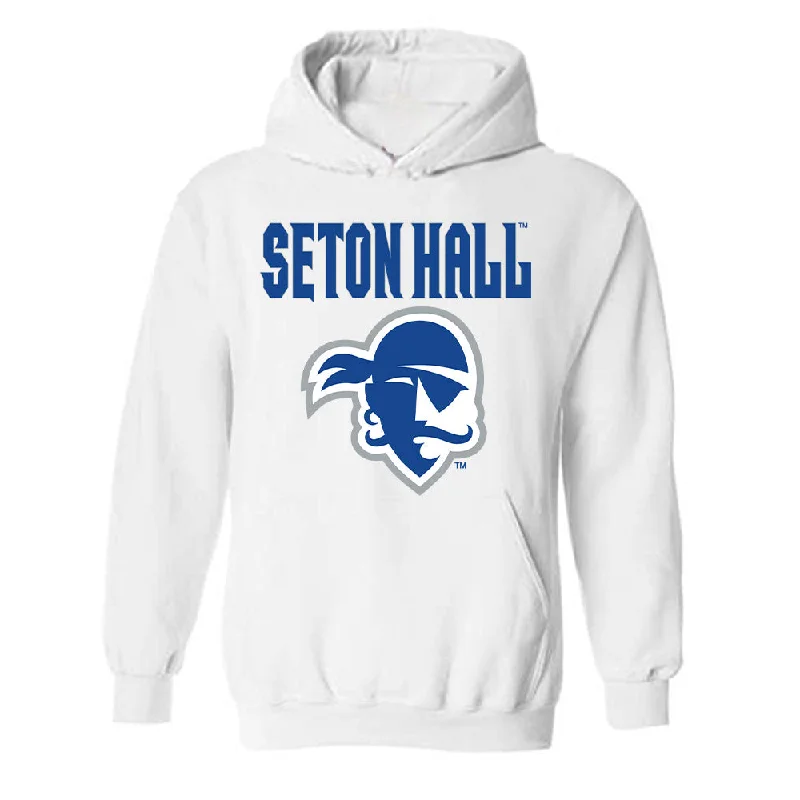 Seton Hall - NCAA Women's Basketball : Ja'Kahla Craft - Fashion Shersey Hooded Sweatshirt Hoodie with Elastic Waist Stretchable Comfortable