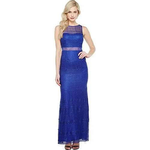 Adrianna Papell AP1E201424 Long Formal Sleeveless Party Dress Tunics Polka dots