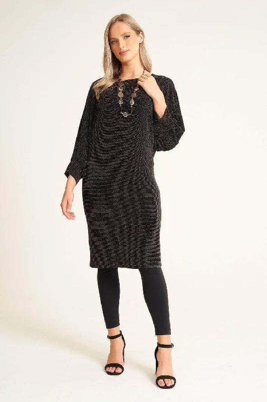 Saloos Glittery Knee Length Dress Tunics Versatile all-occasion