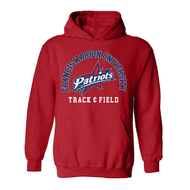 Francis Marion - NCAA Women's Track & Field : Emma Steen - Hooded Sweatshirt Hoodie with Pastel Soft Subtle