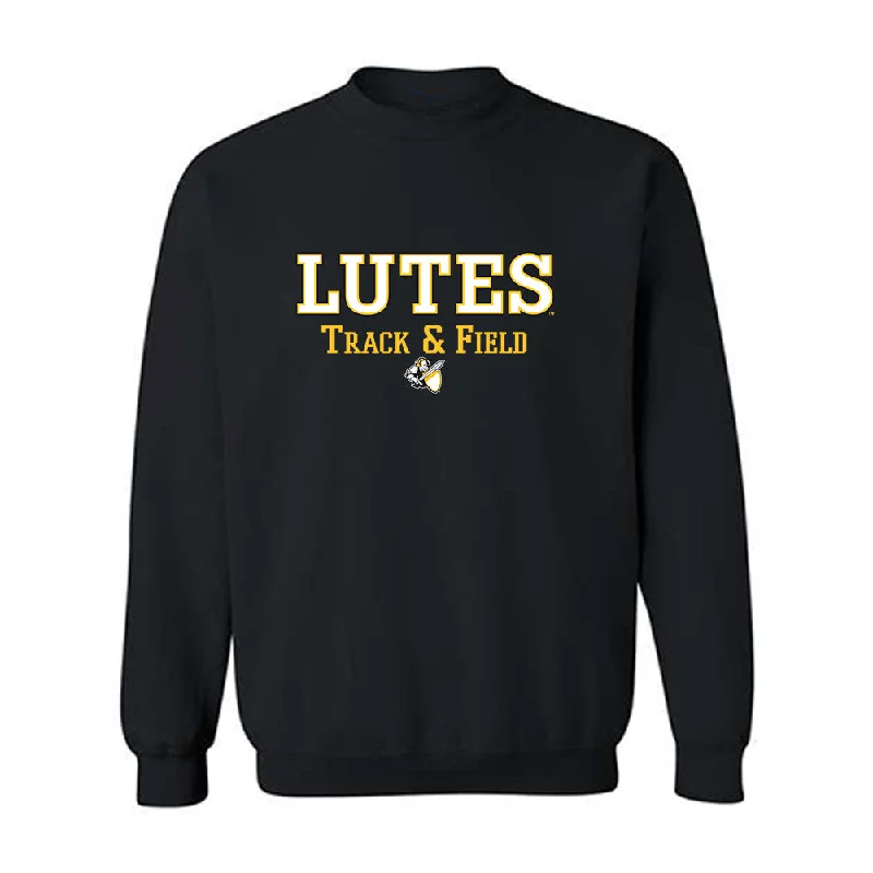 PLU - NCAA Women's Track & Field : Sydney Sparks - Classic Shersey Crewneck Sweatshirt Hoodie with Sequins Glamorous Eye-catching
