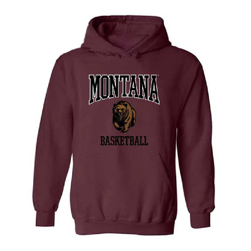 Montana - NCAA Women's Basketball : Avery Waddington - Classic Shersey Hooded Sweatshirt Zip Hoodie Drawstring Kangaroo Pocket