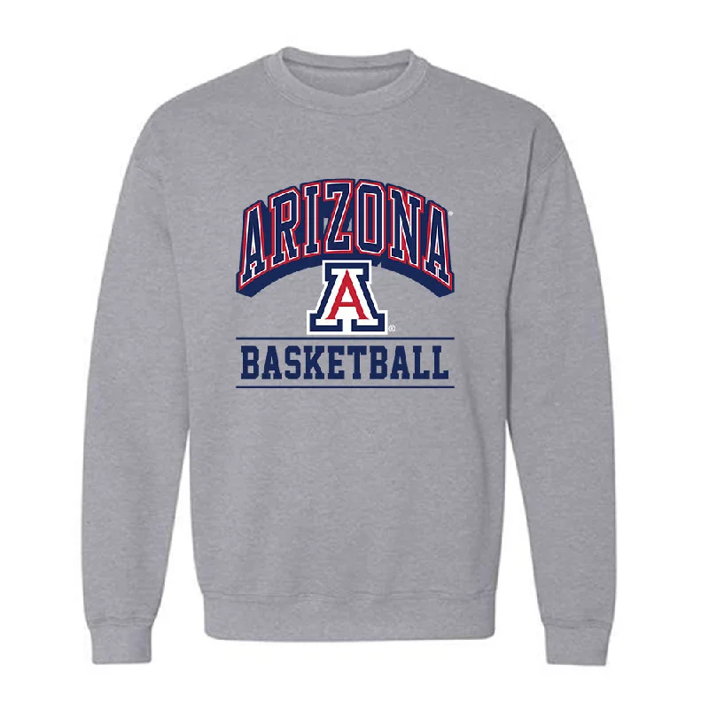 Arizona - NCAA Women's Basketball : Breya Cunningham - Classic Shersey Crewneck Sweatshirt Hoodie with Pattern Geometric Abstract