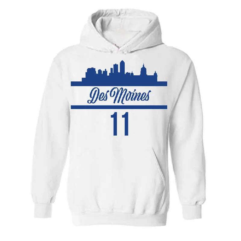 Drake - NCAA Women's Basketball : Peyton McCabe - Classic Shersey Hooded Sweatshirt Hoodie with Toggle Buttons Decorative Unique