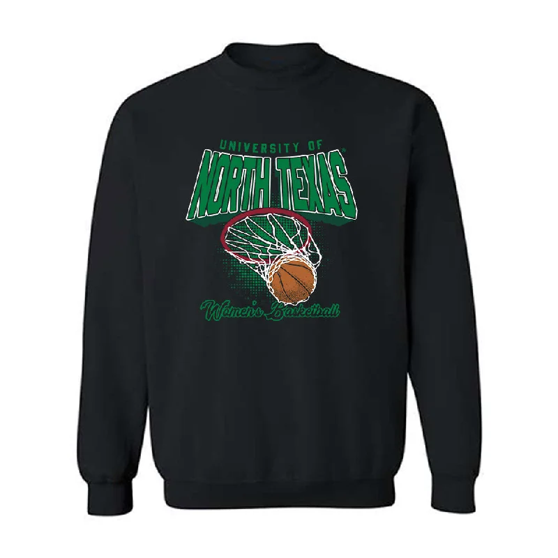North Texas - NCAA Women's Basketball : Gwendlyn McGrew - Generic Shersey Crewneck Sweatshirt Hoodie with Hem Drawcord Adjustable Customizable
