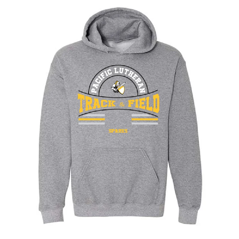 PLU - NCAA Women's Track & Field : Sydney Sparks - Classic Fashion Shersey Hooded Sweatshirt Hoodie with Lace Feminine Delicate