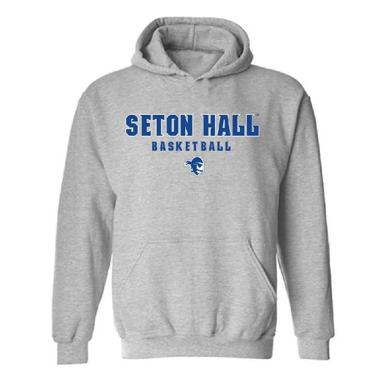 Seton Hall - NCAA Women's Basketball : Ja'Kahla Craft - Classic Shersey Hooded Sweatshirt Hoodie with Mock Neck Collared Structured