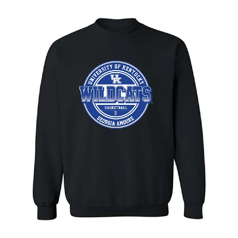Kentucky - NCAA Women's Basketball : Georgia Amoore - Classic Fashion Shersey Crewneck Sweatshirt Hoodie with Front Slit Layering Stylish
