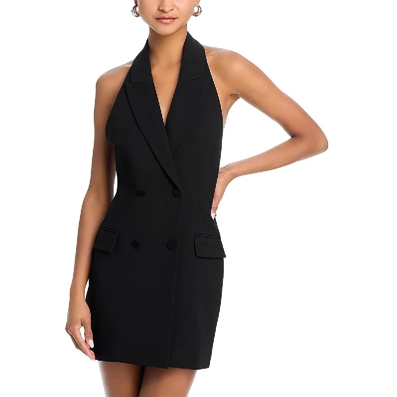Freya Womens Halter Vest Sheath Dress Tunics Fashionable trendy
