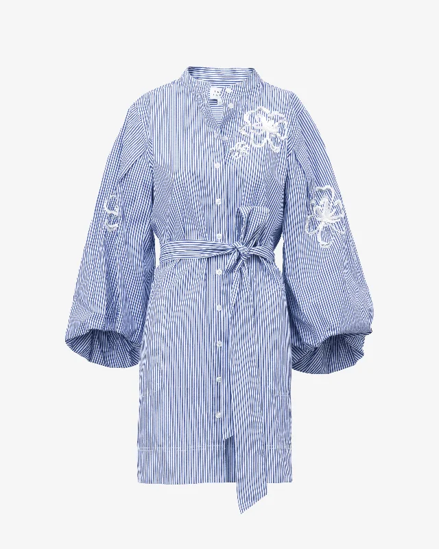 Madelyn Stripe Dress Tunics Fleece cozy