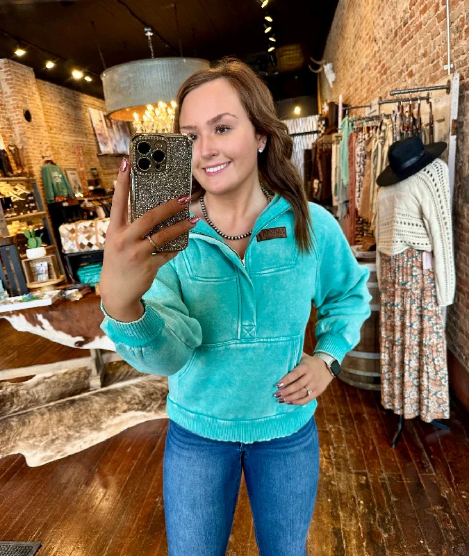 Chin Up Champion Quarter Zip Sweatshirt Hoodie with Button Placket Classic Preppy