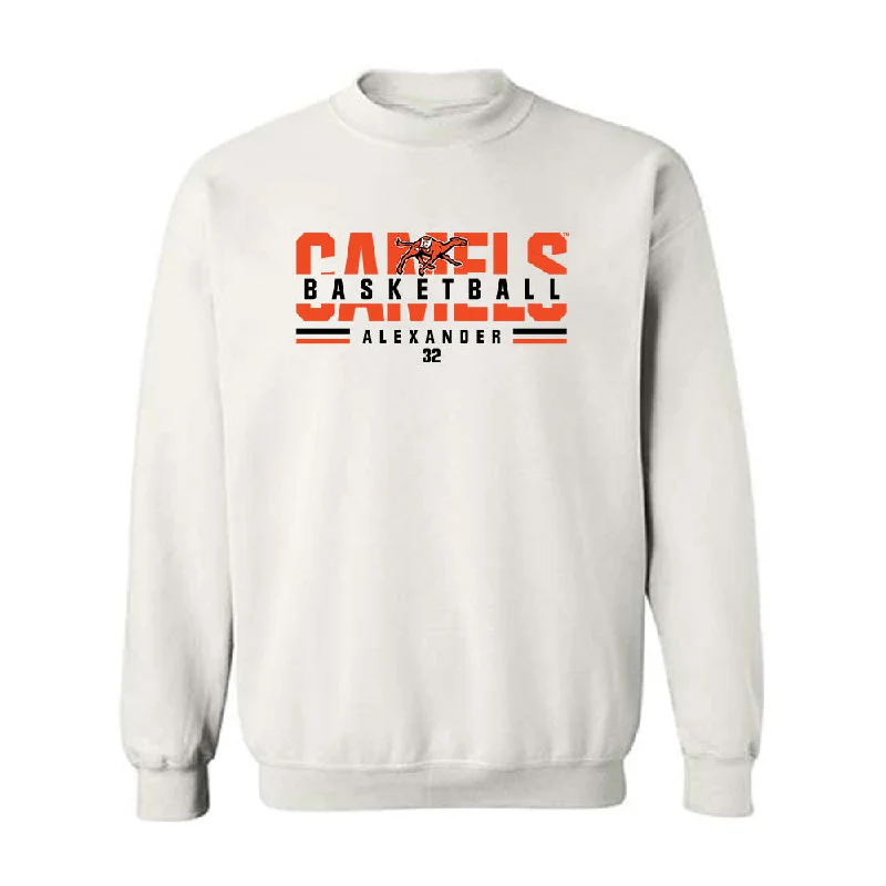 Campbell - NCAA Women's Basketball : Ciara Alexander - Classic Fashion Shersey Crewneck Sweatshirt Hoodie with Fur Luxurious Winter
