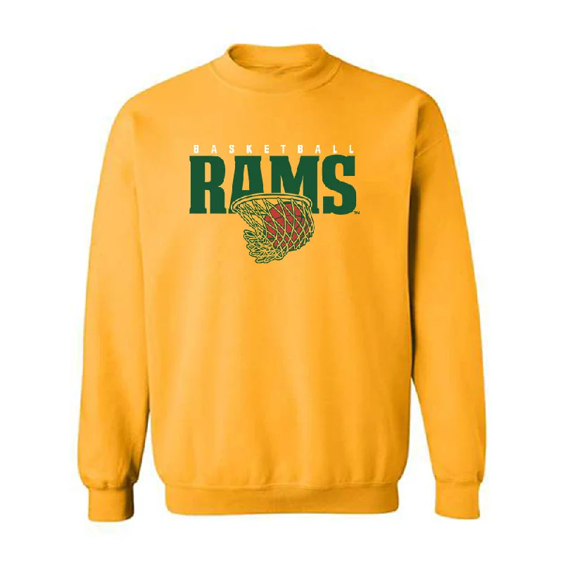 Colorado State - NCAA Women's Basketball : Emma Ronsiek - Crewneck Sweatshirt Hoodie with Hem Lace Feminine Delicate