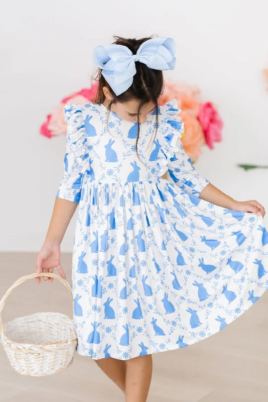 Hop 'til You Drop Ruffle Twirl Dress Tunics Sale discount