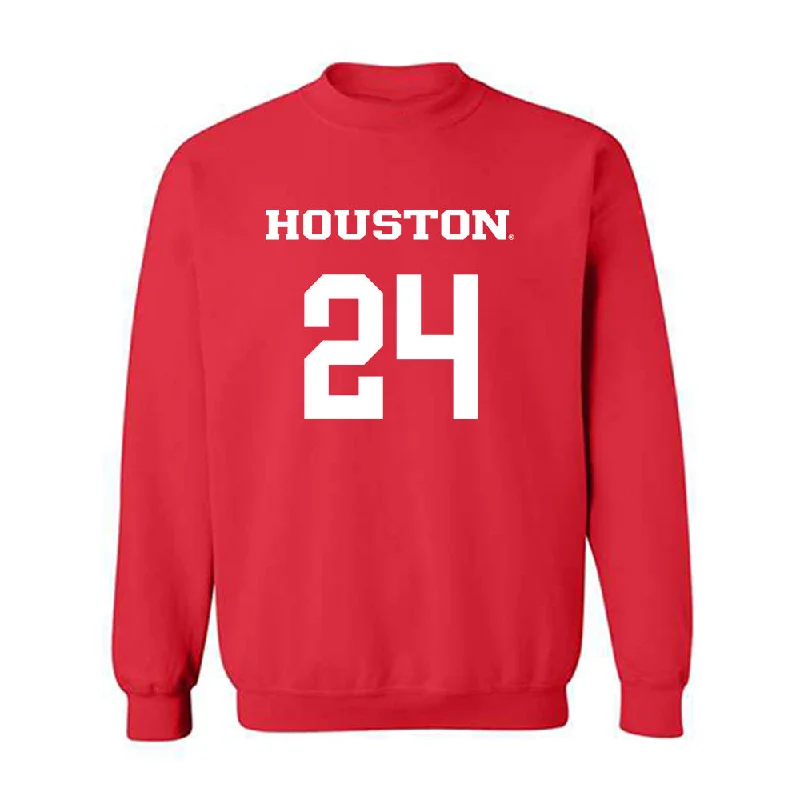 Houston - NCAA Women's Basketball : Eylia Love - Classic Shersey Crewneck Sweatshirt Hoodie with Print Artistic Unique